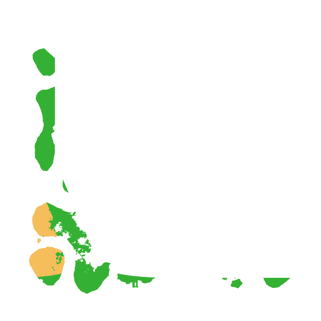 Biome Rust Map: Procedural Map, Size: 3500, Seed: 1270314168