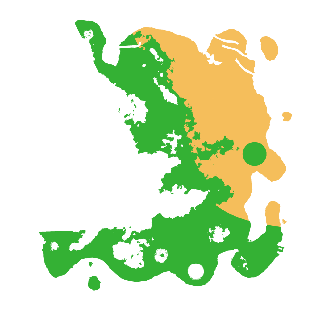 Biome Rust Map: Procedural Map, Size: 3500, Seed: 516024