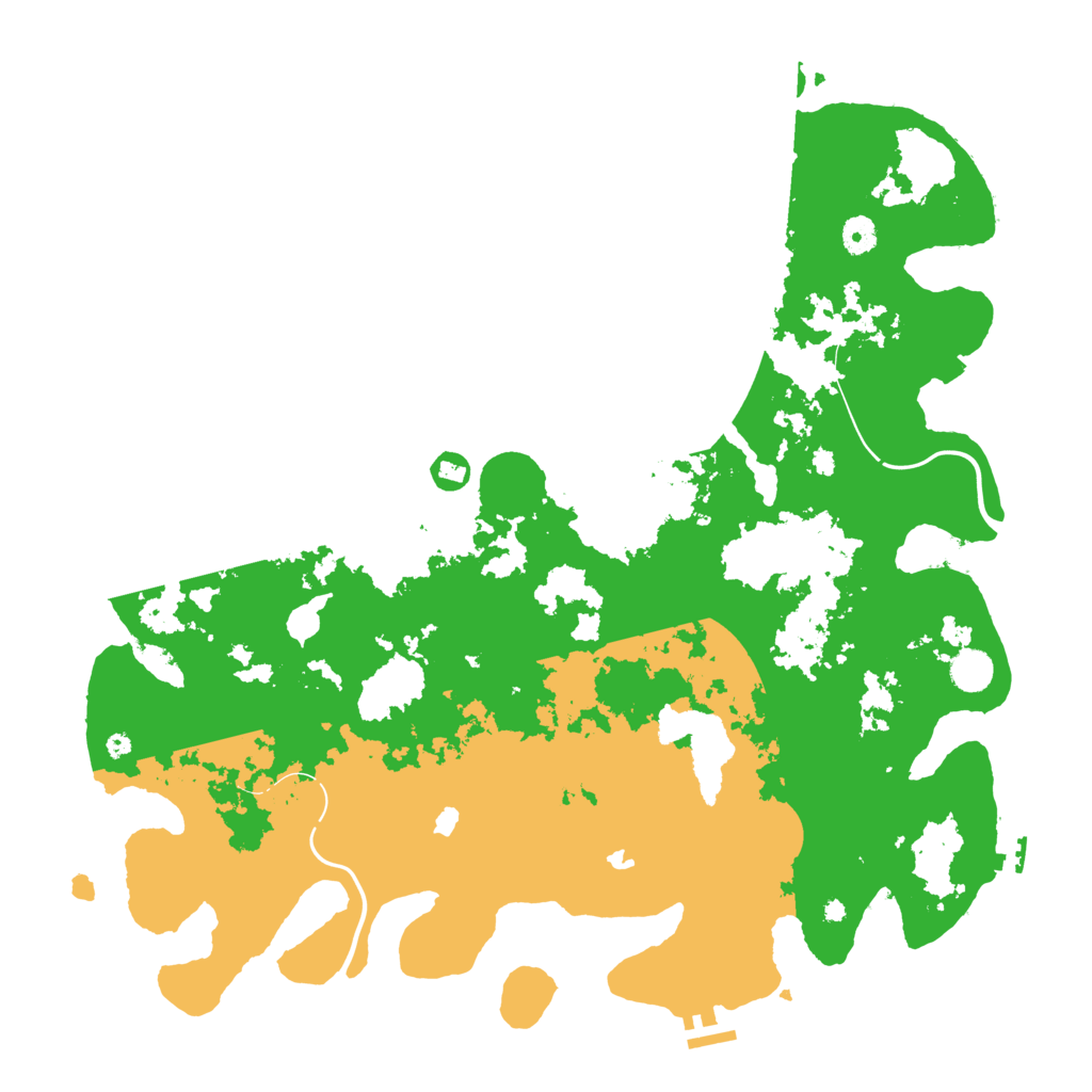 Biome Rust Map: Procedural Map, Size: 4500, Seed: 1619132827