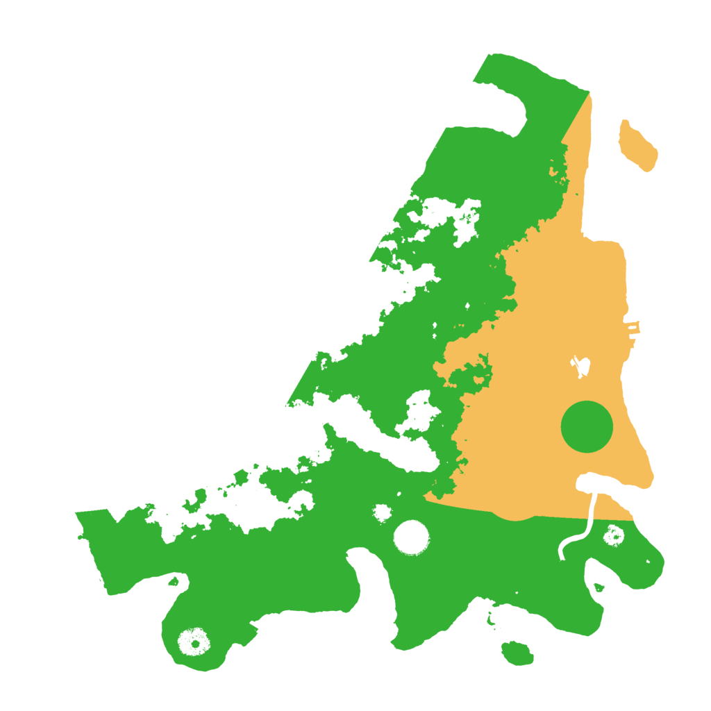 Biome Rust Map: Procedural Map, Size: 3600, Seed: 1052038291