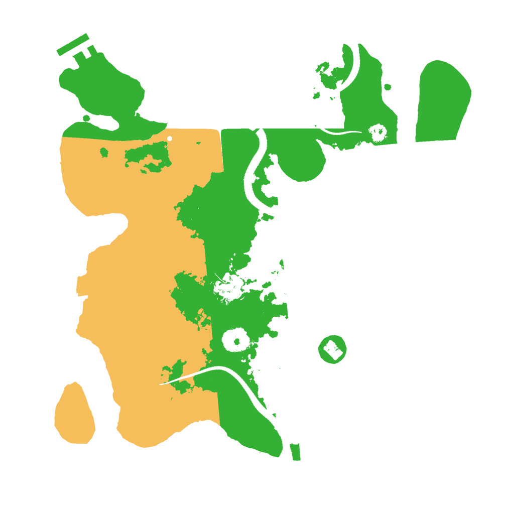 Biome Rust Map: Procedural Map, Size: 3000, Seed: 41124894