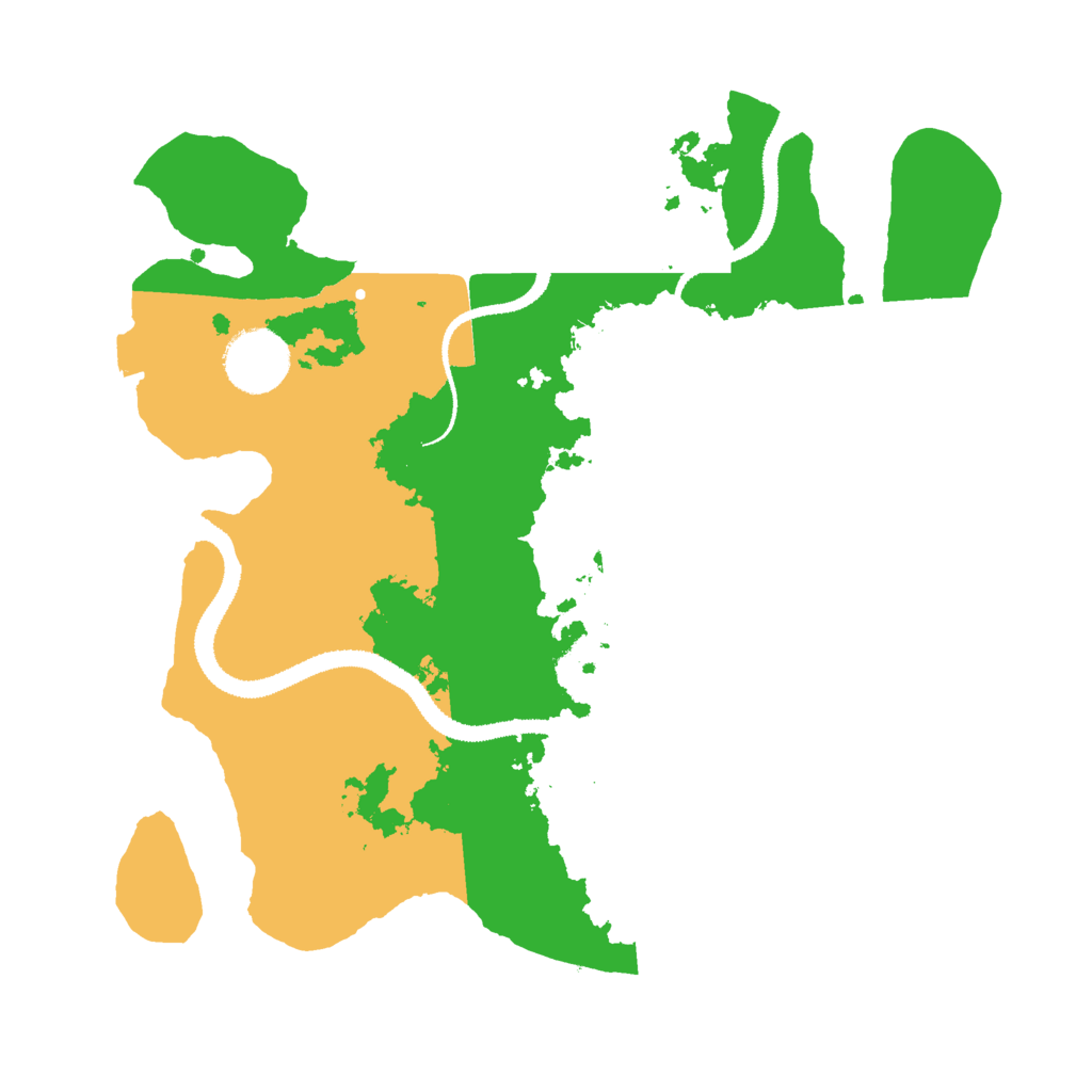 Biome Rust Map: Procedural Map, Size: 3000, Seed: 41124894