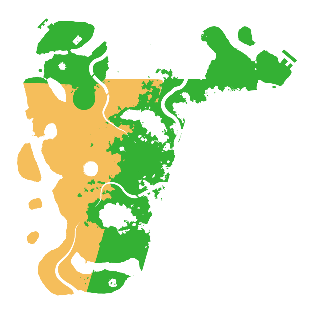 Biome Rust Map: Procedural Map, Size: 3743, Seed: 3500