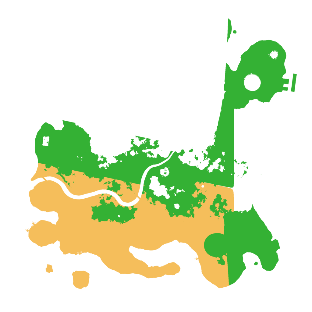 Biome Rust Map: Procedural Map, Size: 3500, Seed: 580729383