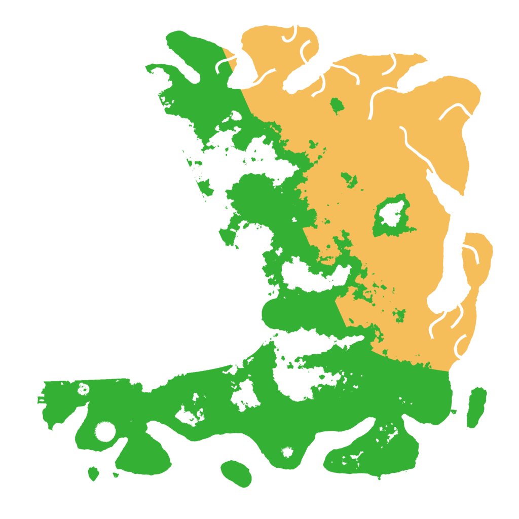 Biome Rust Map: Procedural Map, Size: 4500, Seed: 3486478