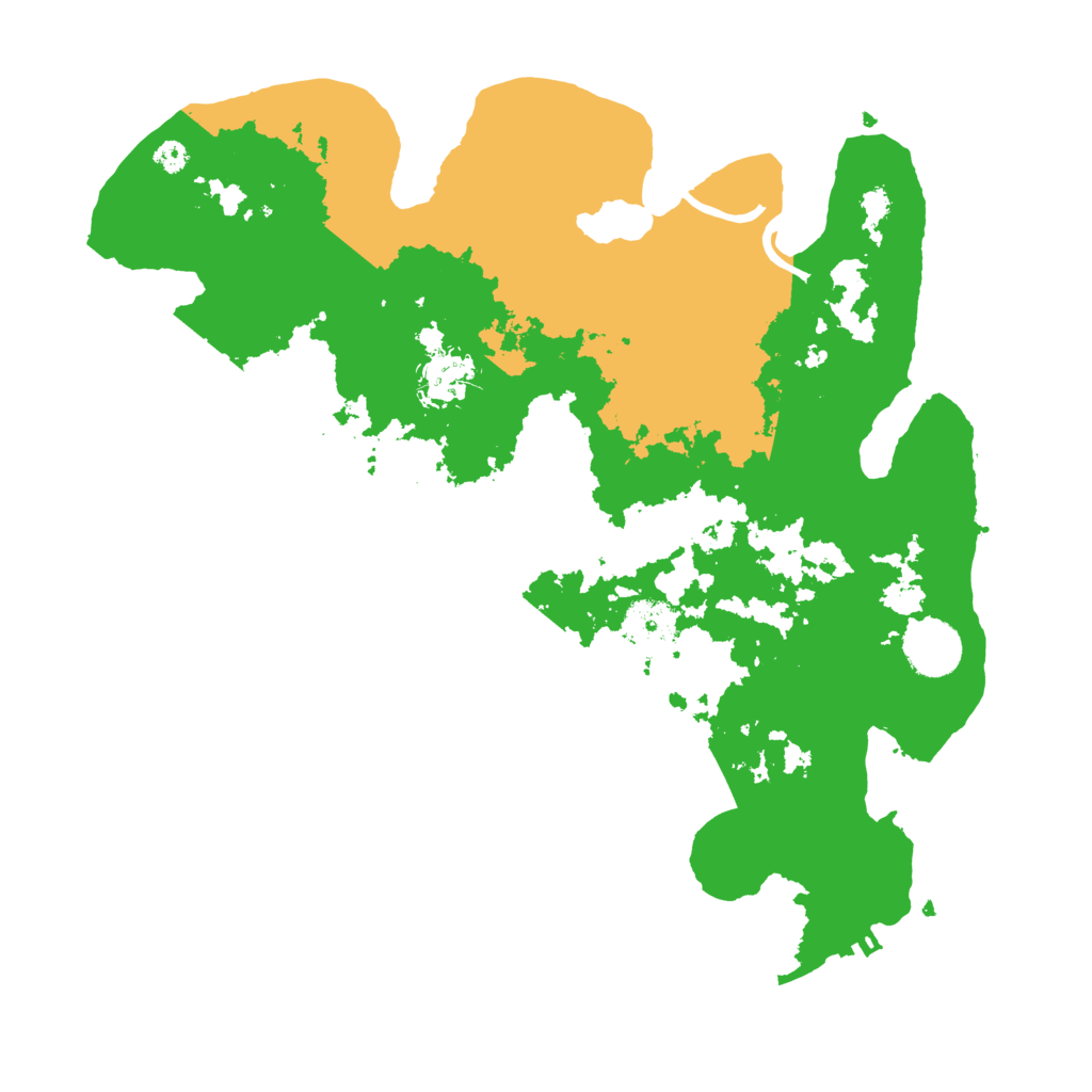 Biome Rust Map: Procedural Map, Size: 3500, Seed: 830288