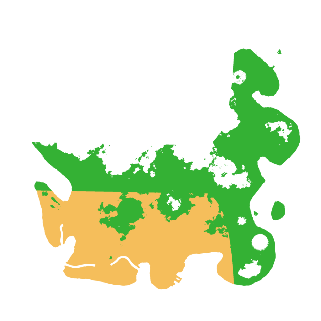 Biome Rust Map: Procedural Map, Size: 3500, Seed: 1941930005