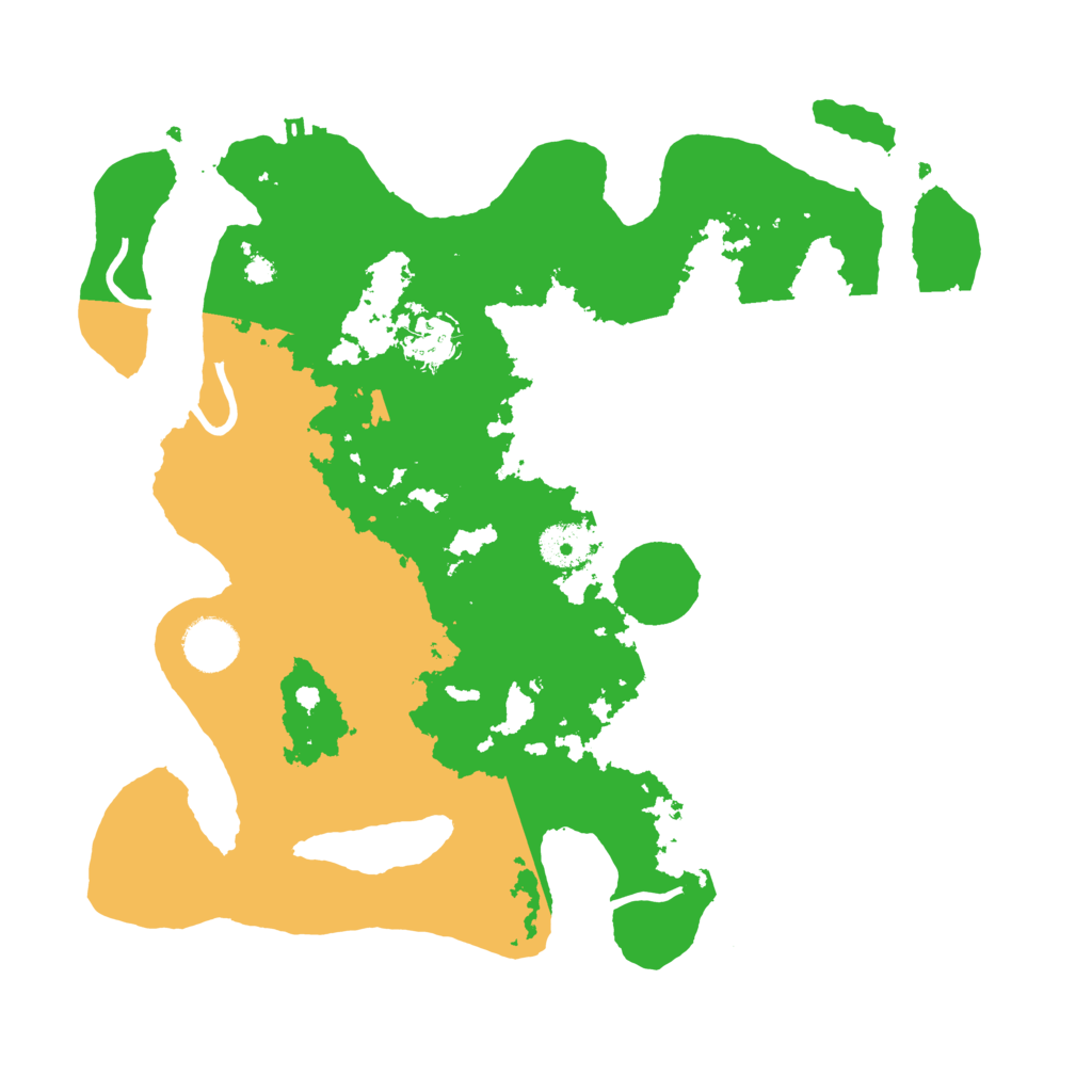 Biome Rust Map: Procedural Map, Size: 3500, Seed: 437460