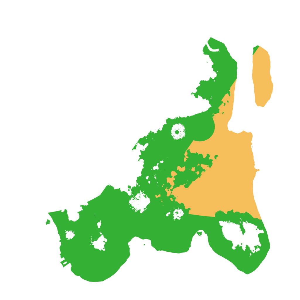 Biome Rust Map: Procedural Map, Size: 3000, Seed: 1135124663