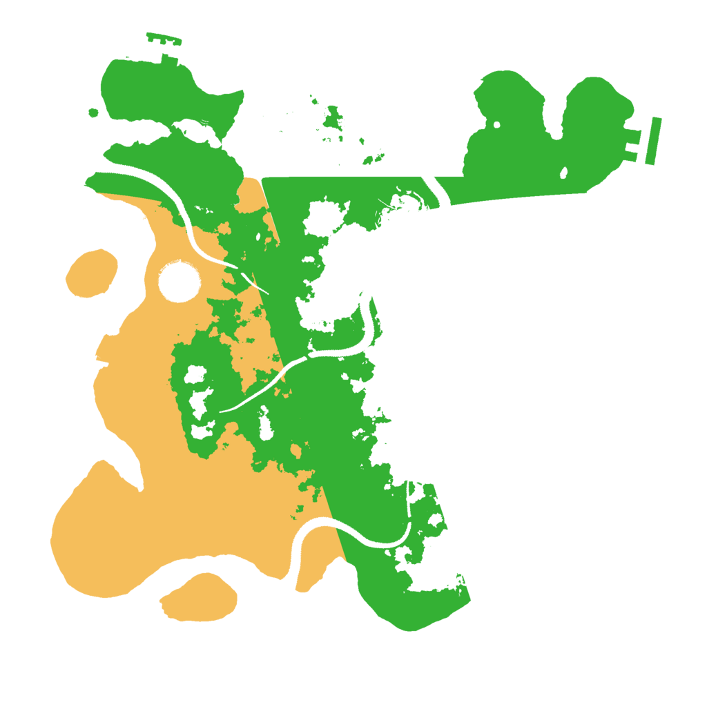 Biome Rust Map: Procedural Map, Size: 3000, Seed: 81785357