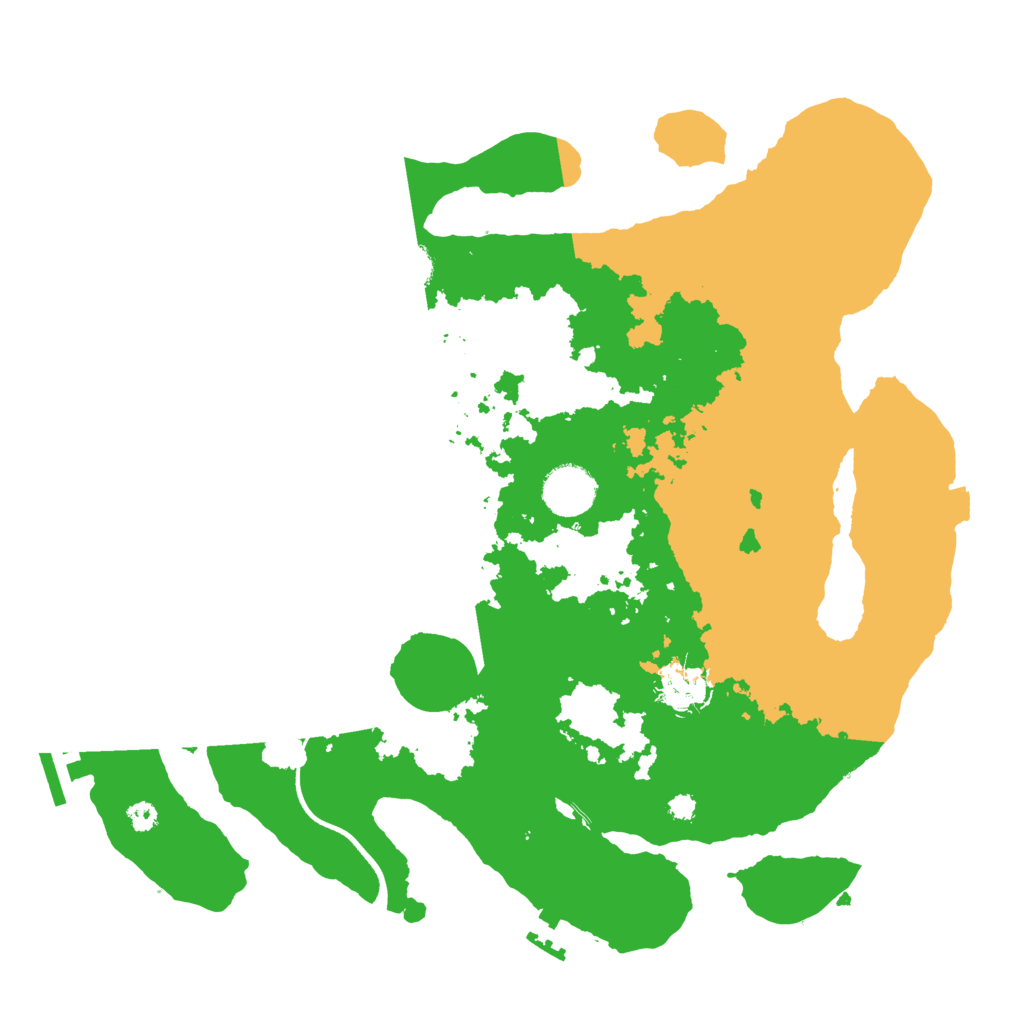 Biome Rust Map: Procedural Map, Size: 3500, Seed: 576290