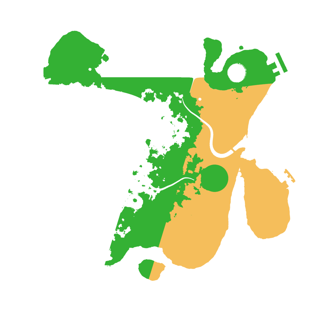 Biome Rust Map: Procedural Map, Size: 3000, Seed: 398