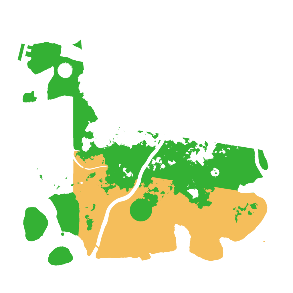 Biome Rust Map: Procedural Map, Size: 3500, Seed: 832018