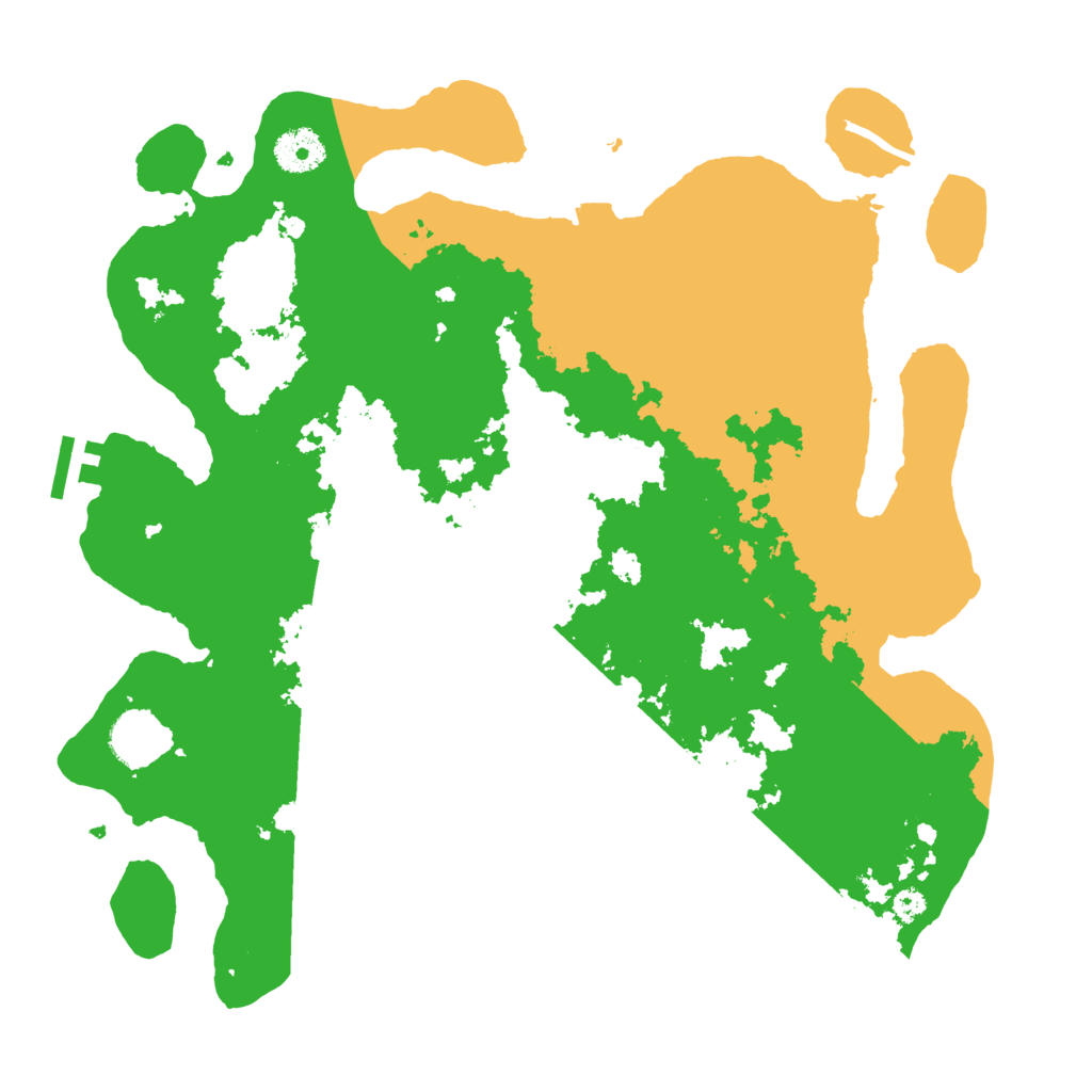 Biome Rust Map: Procedural Map, Size: 3500, Seed: 949736