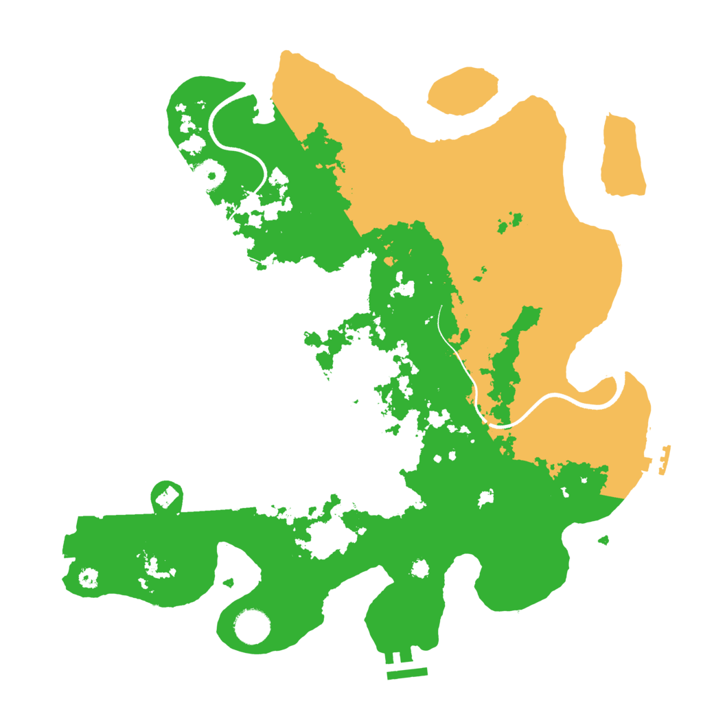 Biome Rust Map: Procedural Map, Size: 3500, Seed: 856514