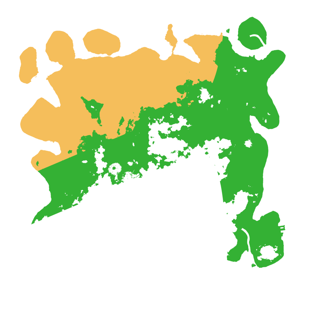 Biome Rust Map: Procedural Map, Size: 3800, Seed: 42342711