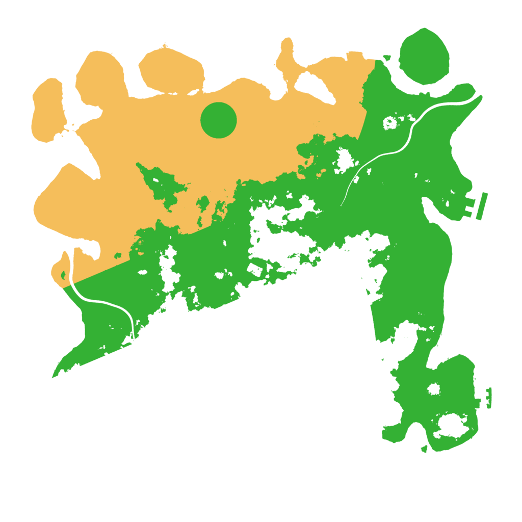 Biome Rust Map: Procedural Map, Size: 3800, Seed: 42342711