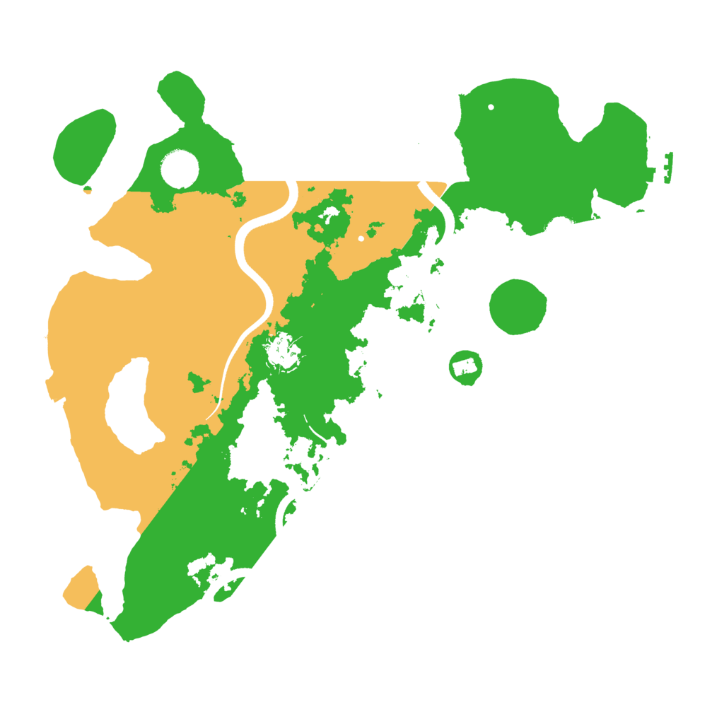 Biome Rust Map: Procedural Map, Size: 3500, Seed: 438981