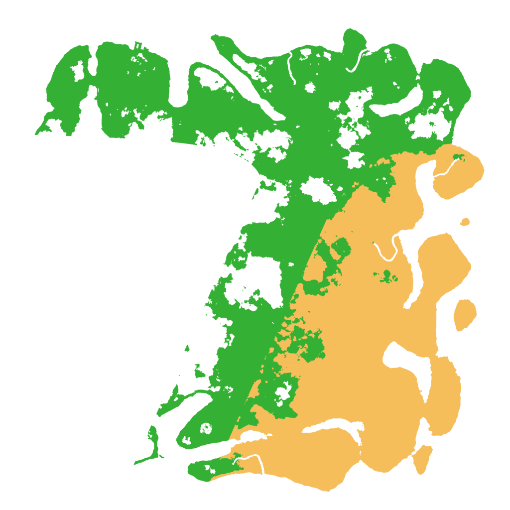 Biome Rust Map: Procedural Map, Size: 4500, Seed: 34235535