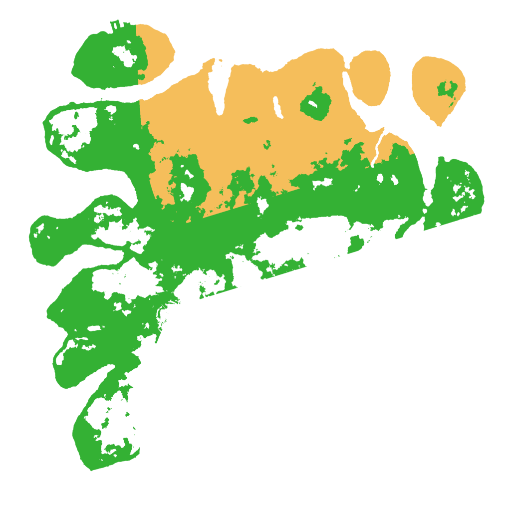 Biome Rust Map: Procedural Map, Size: 3500, Seed: 191091