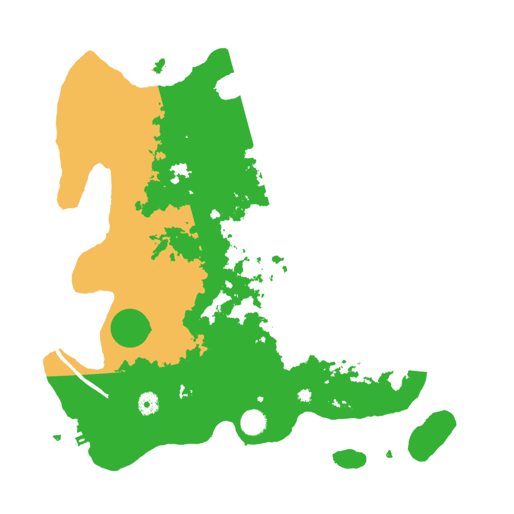 Biome Rust Map: Procedural Map, Size: 3500, Seed: 180820