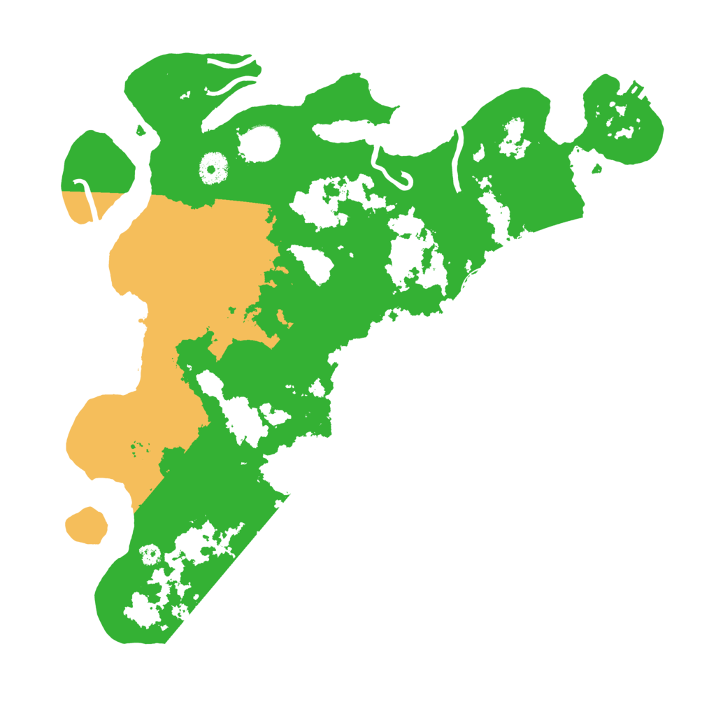 Biome Rust Map: Procedural Map, Size: 3500, Seed: 973001