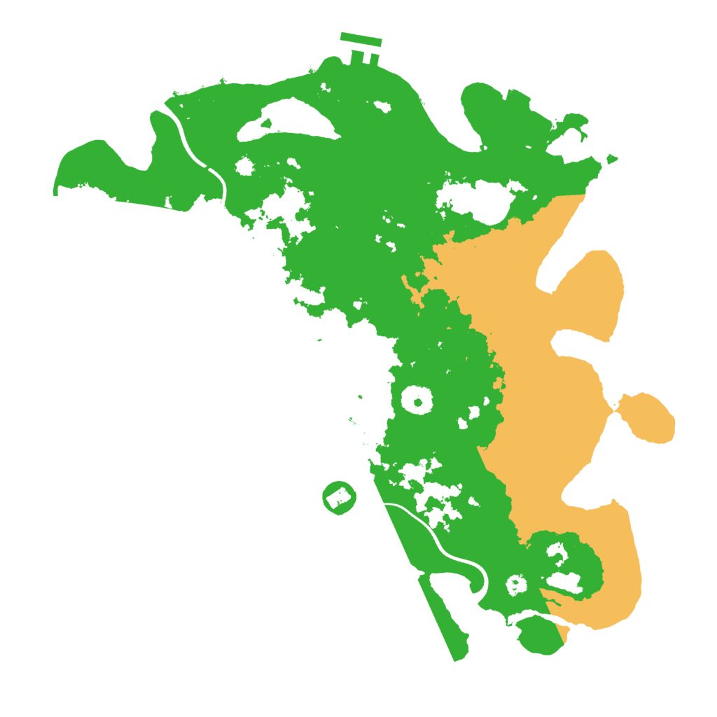 Biome Rust Map: Procedural Map, Size: 3500, Seed: 649981