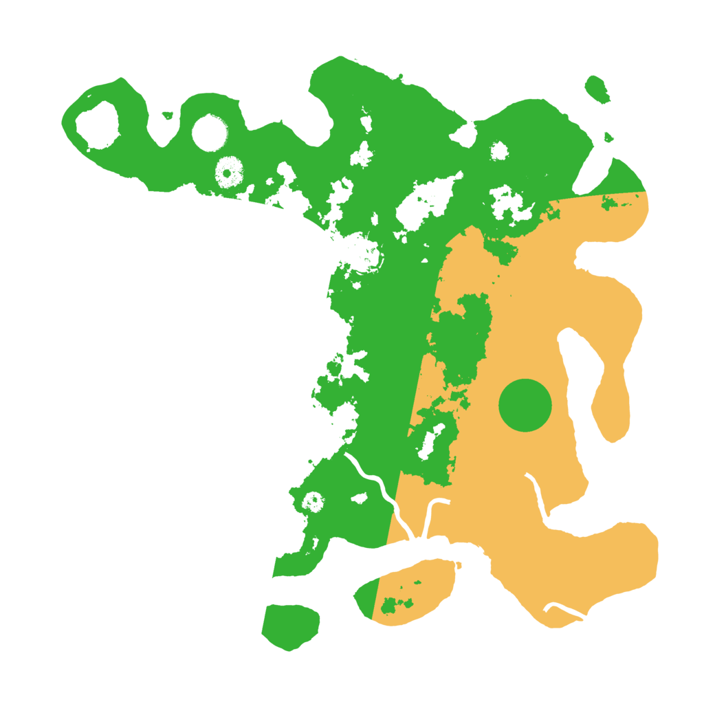 Biome Rust Map: Procedural Map, Size: 3500, Seed: 831001