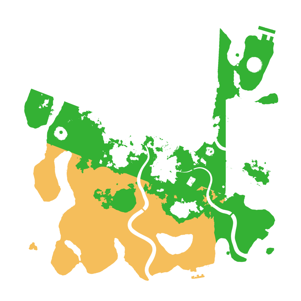 Biome Rust Map: Procedural Map, Size: 3500, Seed: 949922