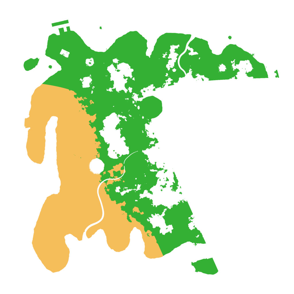 Biome Rust Map: Procedural Map, Size: 3500, Seed: 230490