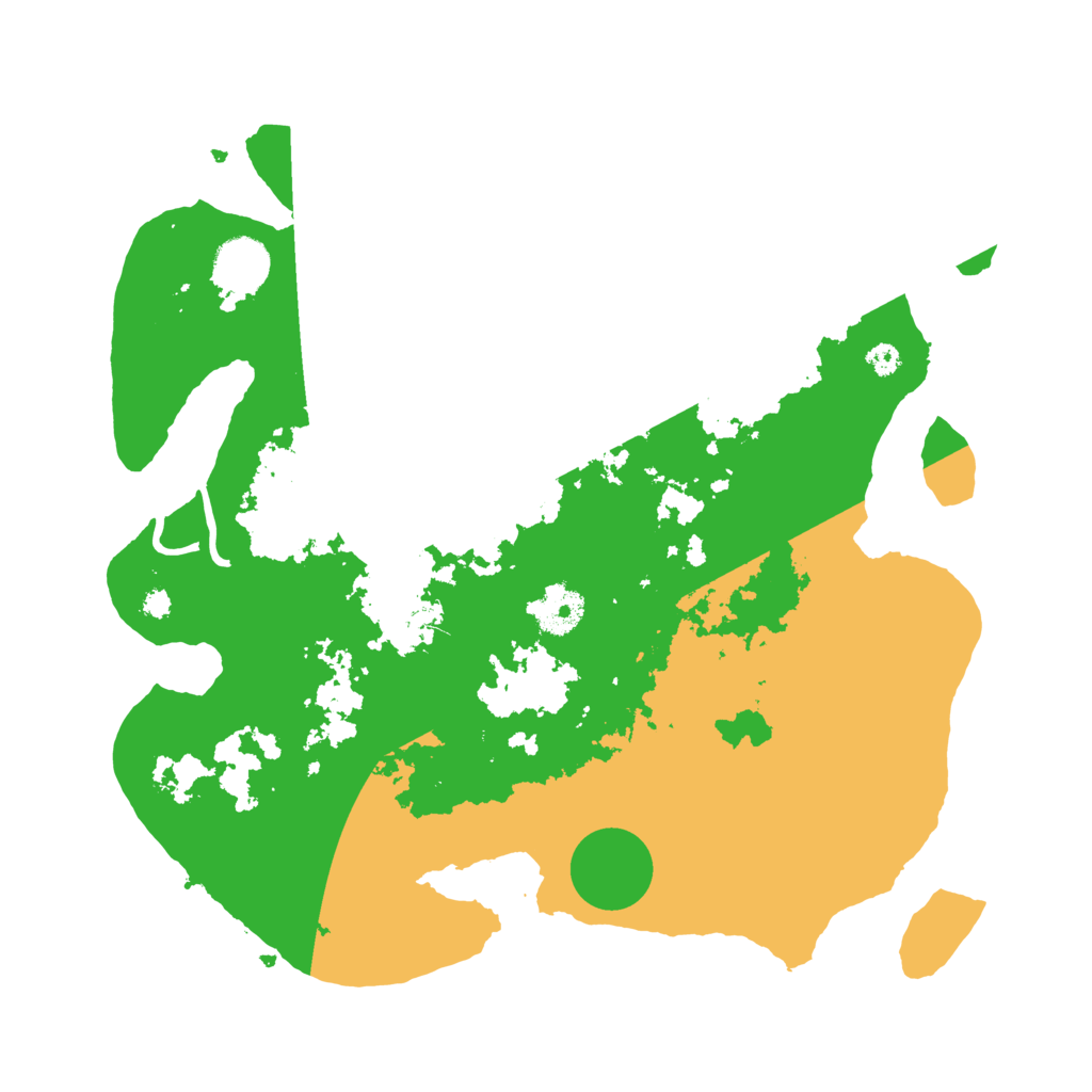 Biome Rust Map: Procedural Map, Size: 3500, Seed: 151082