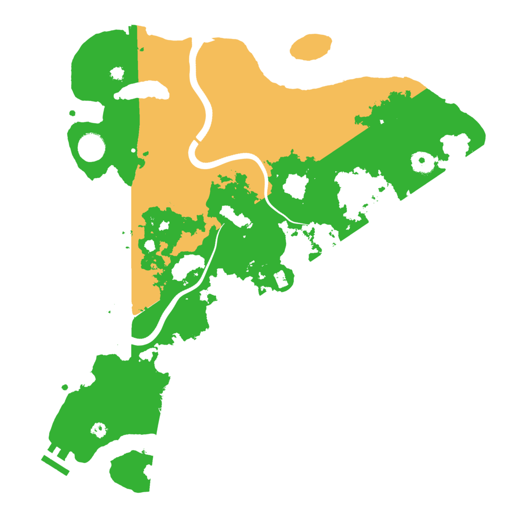 Biome Rust Map: Procedural Map, Size: 3500, Seed: 883930