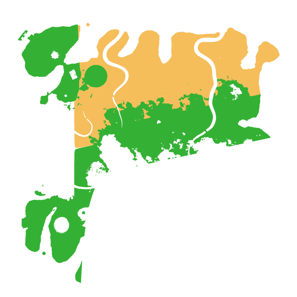 Biome Rust Map: Procedural Map, Size: 3500, Seed: 828600