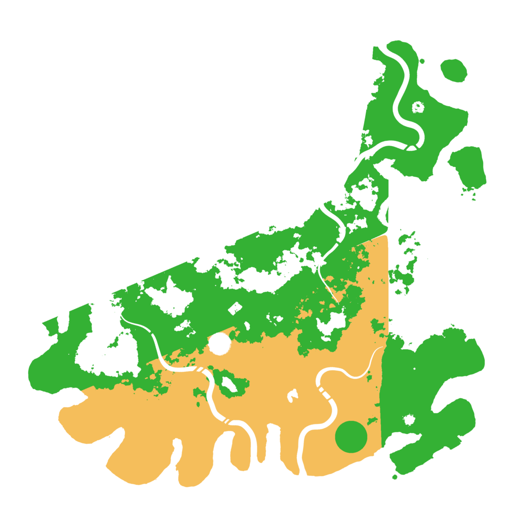 Biome Rust Map: Procedural Map, Size: 4250, Seed: 452322