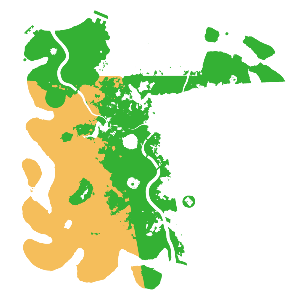Biome Rust Map: Procedural Map, Size: 4000, Seed: 95688456