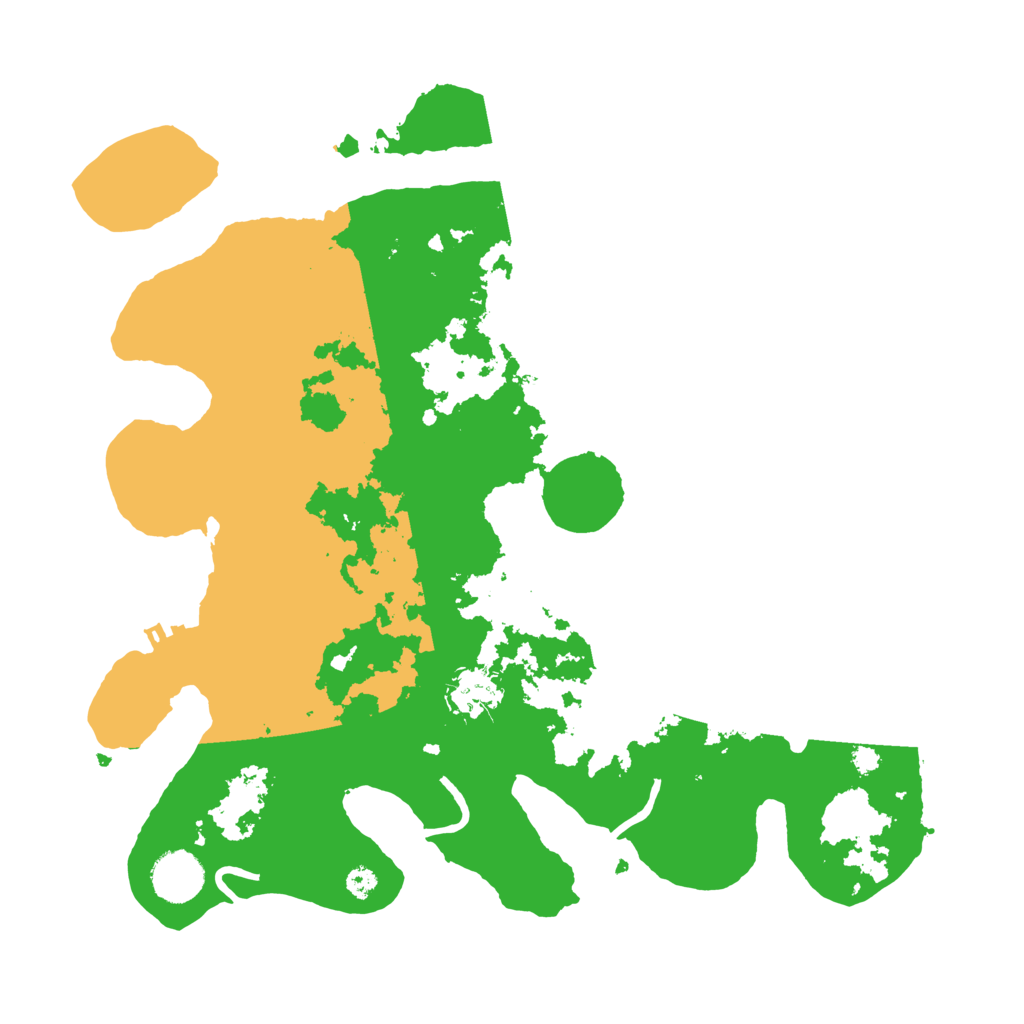 Biome Rust Map: Procedural Map, Size: 3500, Seed: 267112