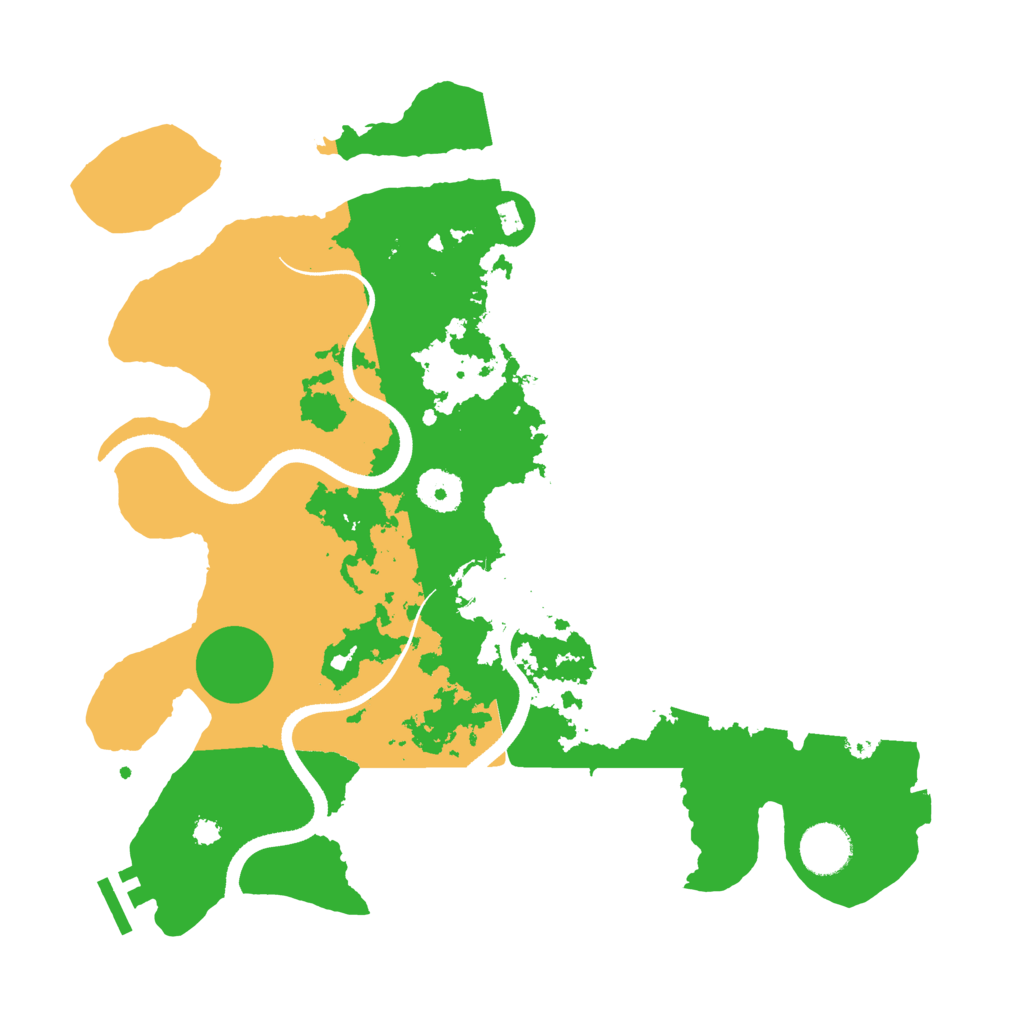 Biome Rust Map: Procedural Map, Size: 3500, Seed: 267112