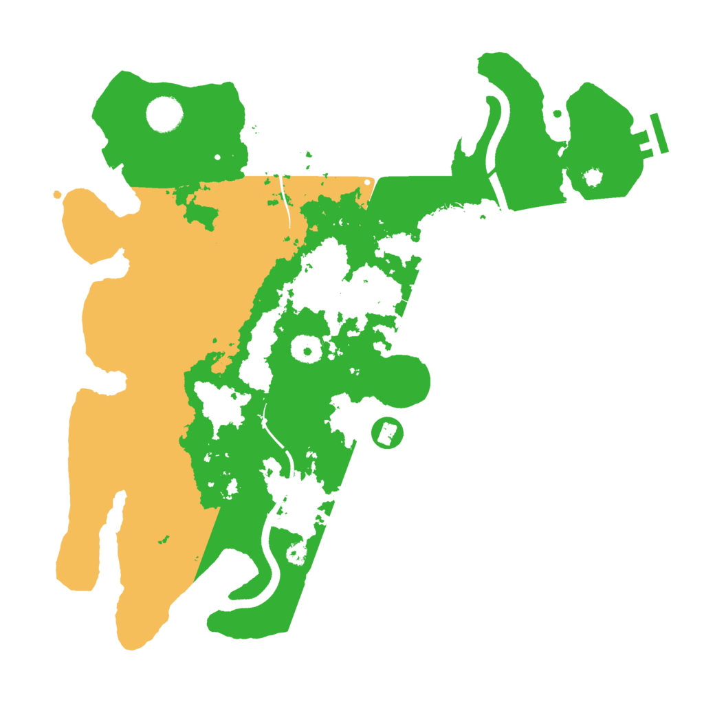 Biome Rust Map: Procedural Map, Size: 3500, Seed: 878365