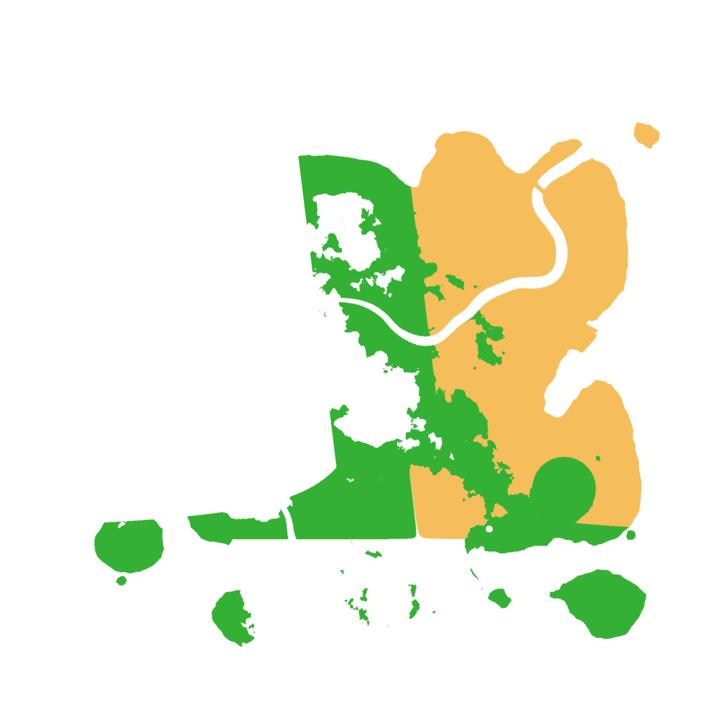 Biome Rust Map: Procedural Map, Size: 3000, Seed: 616413830