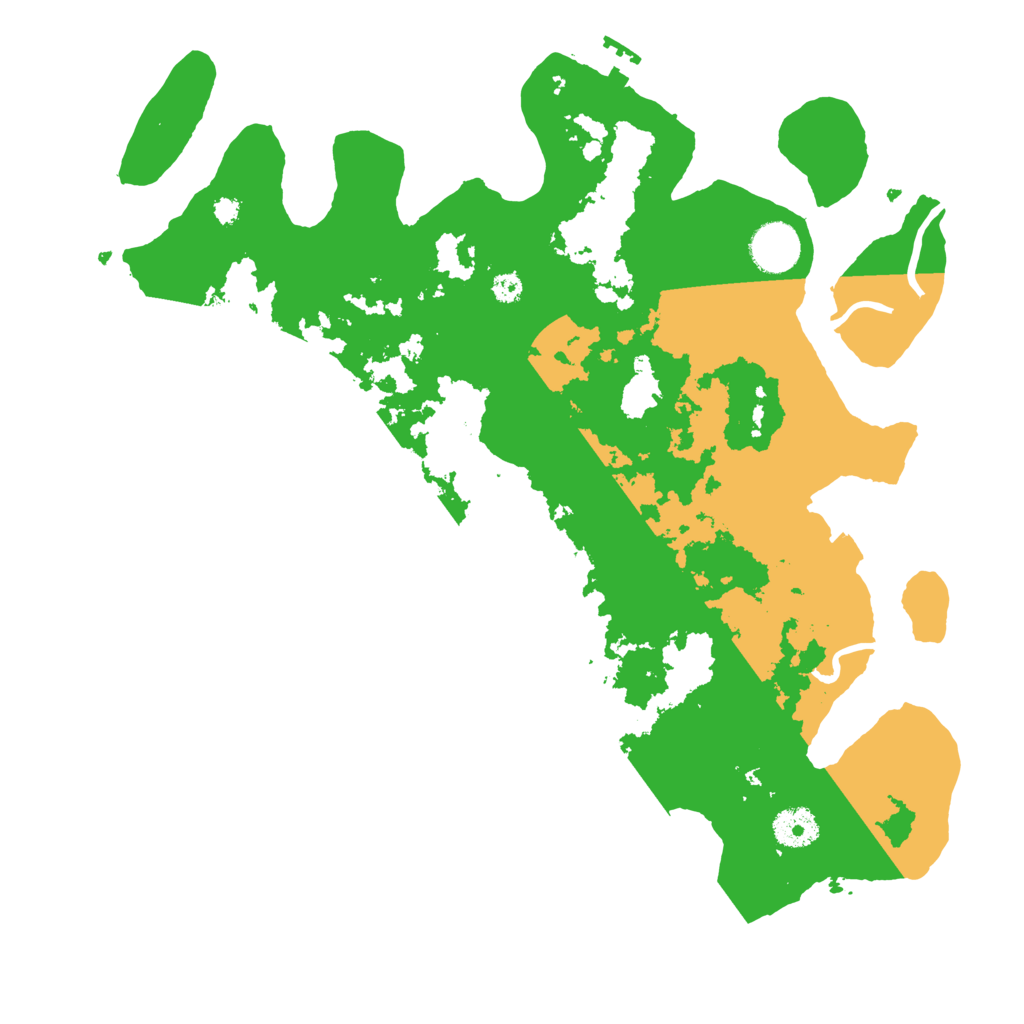 Biome Rust Map: Procedural Map, Size: 3600, Seed: 351339978