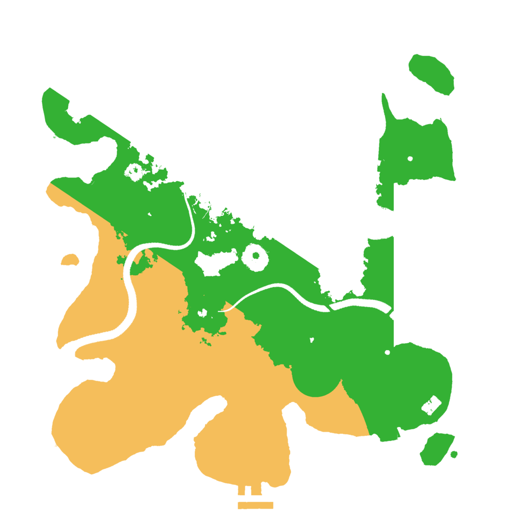 Biome Rust Map: Procedural Map, Size: 3000, Seed: 93126977