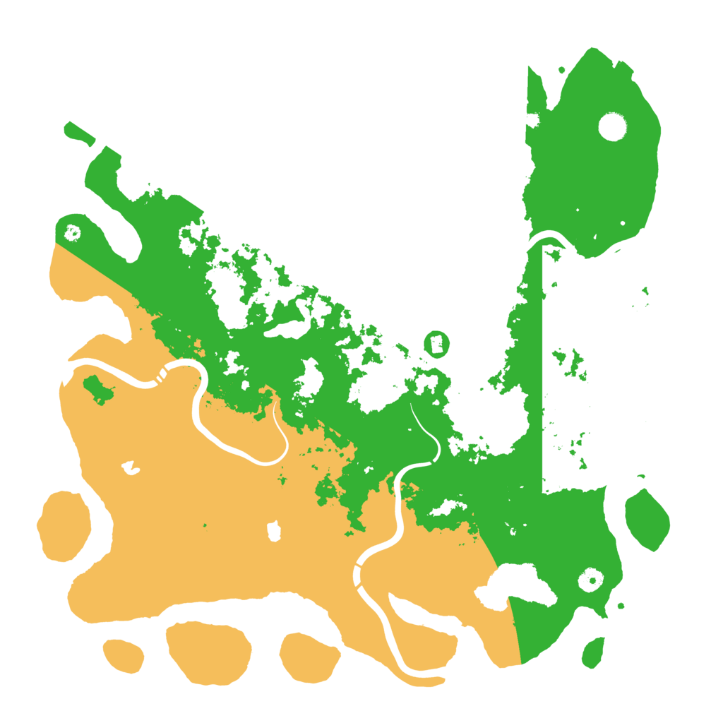 Biome Rust Map: Procedural Map, Size: 4500, Seed: 4758