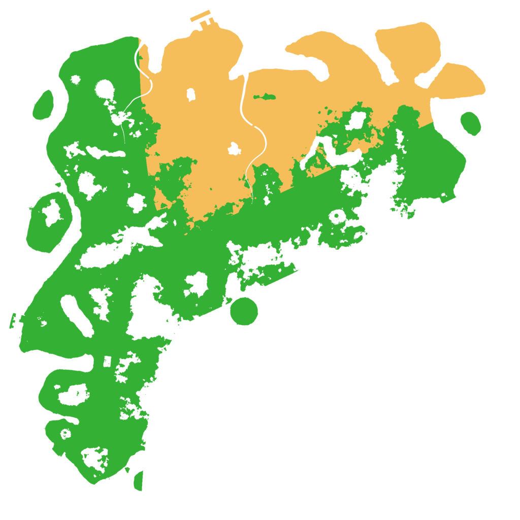 Biome Rust Map: Procedural Map, Size: 5000, Seed: 61574088