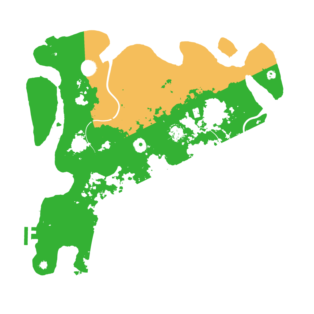 Biome Rust Map: Procedural Map, Size: 3500, Seed: 800636