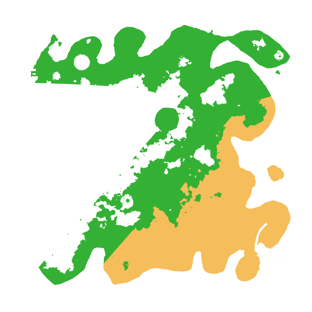 Biome Rust Map: Procedural Map, Size: 3500, Seed: 543609