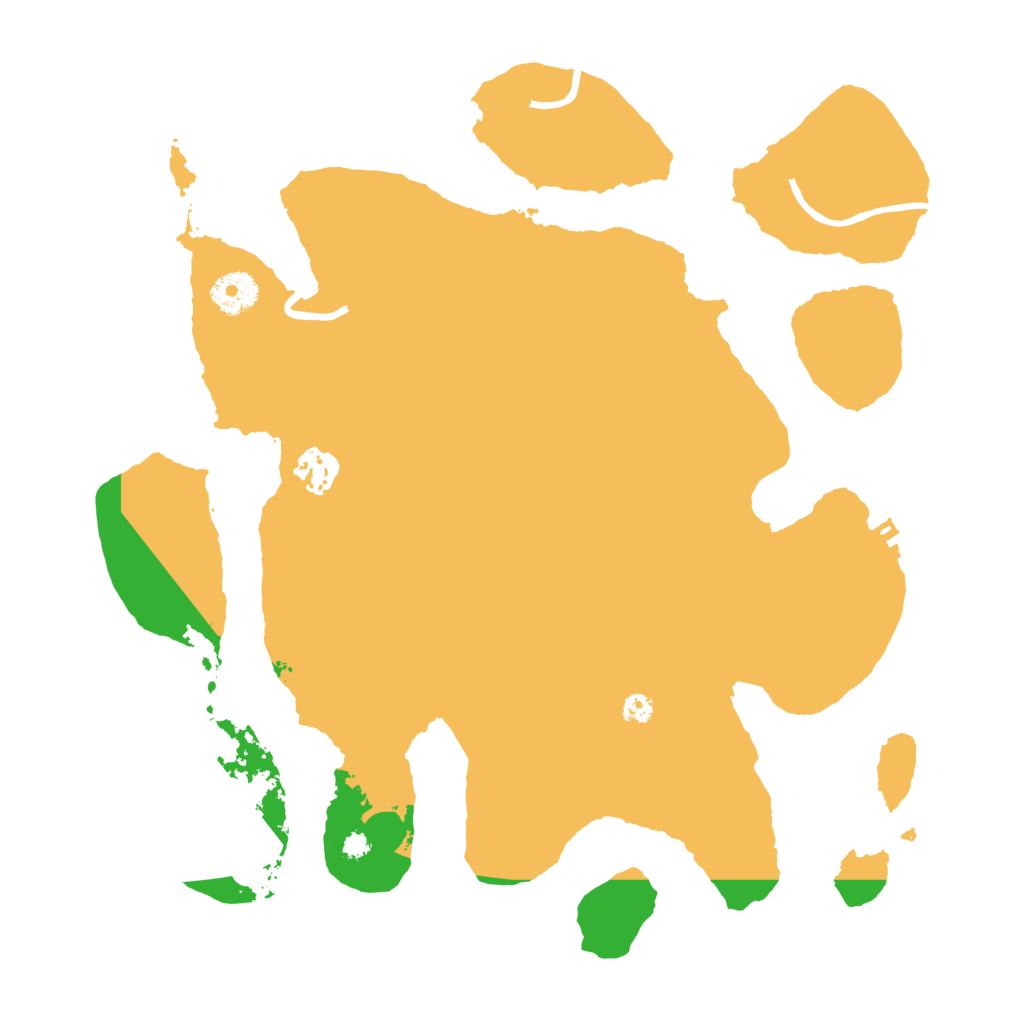 Biome Rust Map: Procedural Map, Size: 3500, Seed: 616989