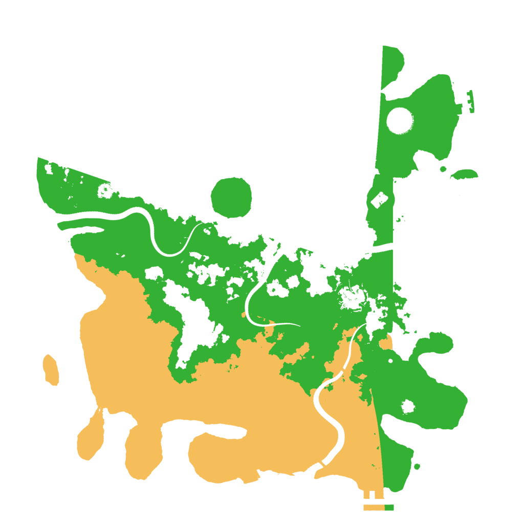 Biome Rust Map: Procedural Map, Size: 3500, Seed: 403460