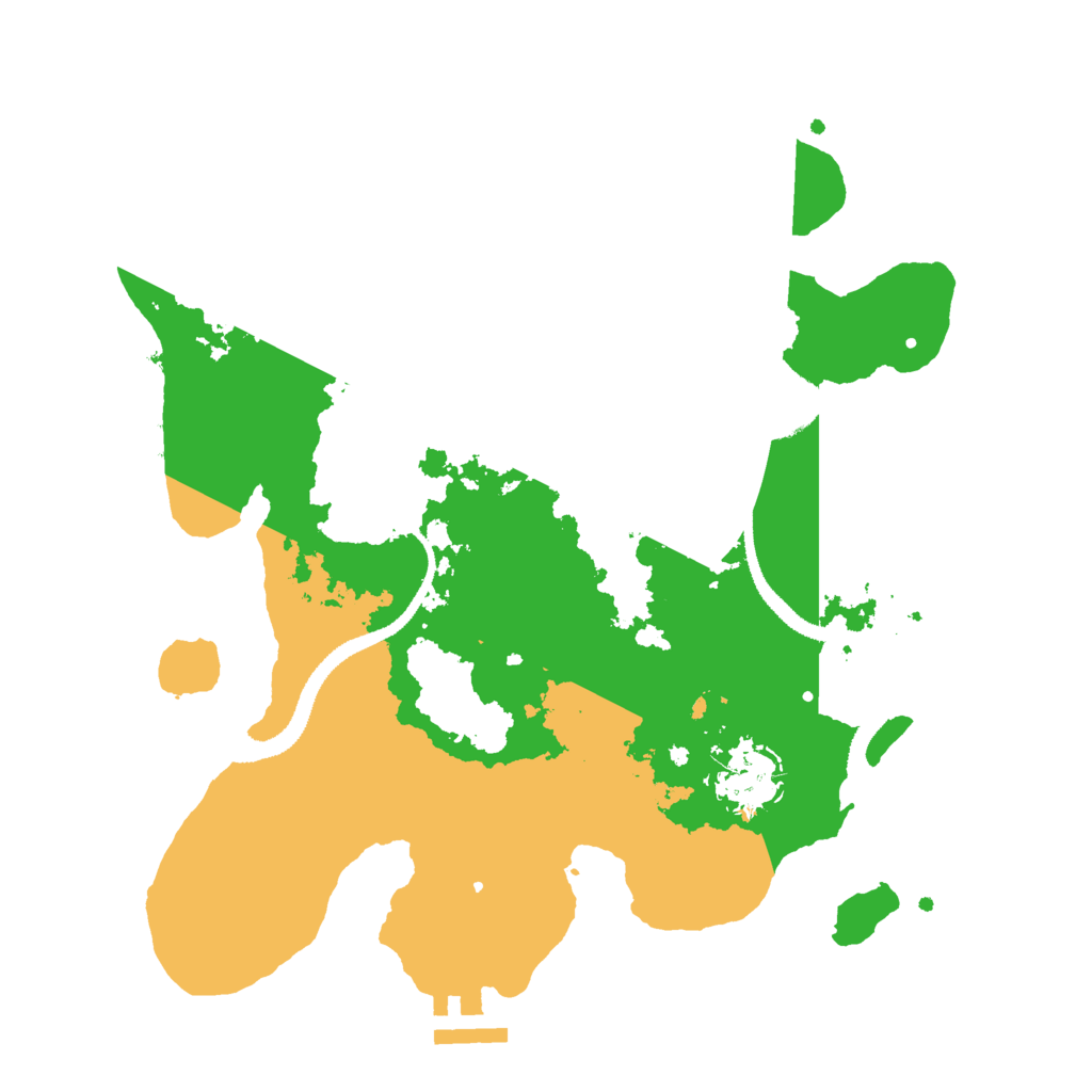 Biome Rust Map: Procedural Map, Size: 3000, Seed: 490572670