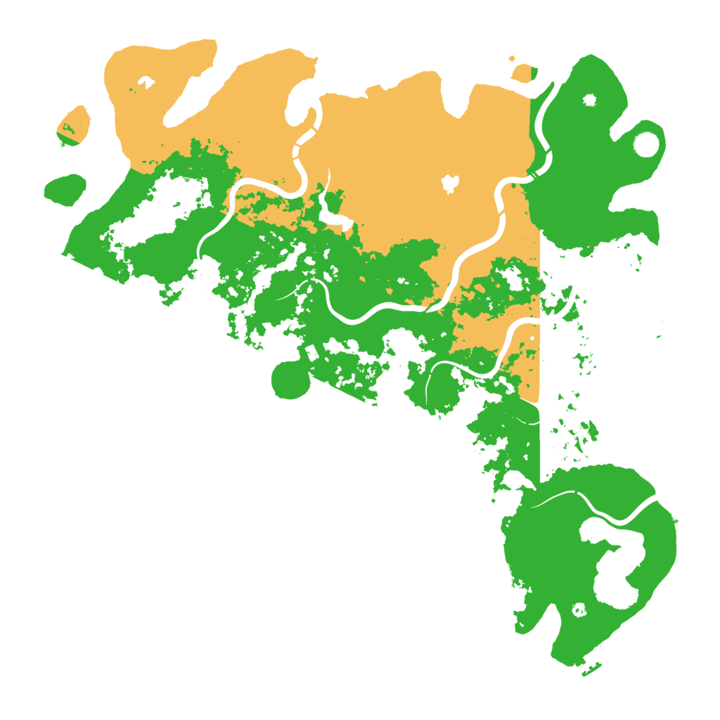 Biome Rust Map: Procedural Map, Size: 5000, Seed: 7913