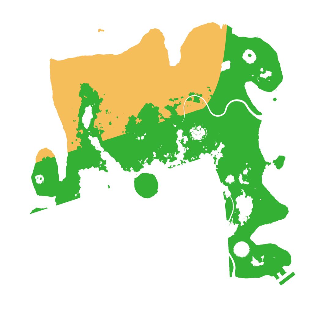 Biome Rust Map: Procedural Map, Size: 3500, Seed: 356895614